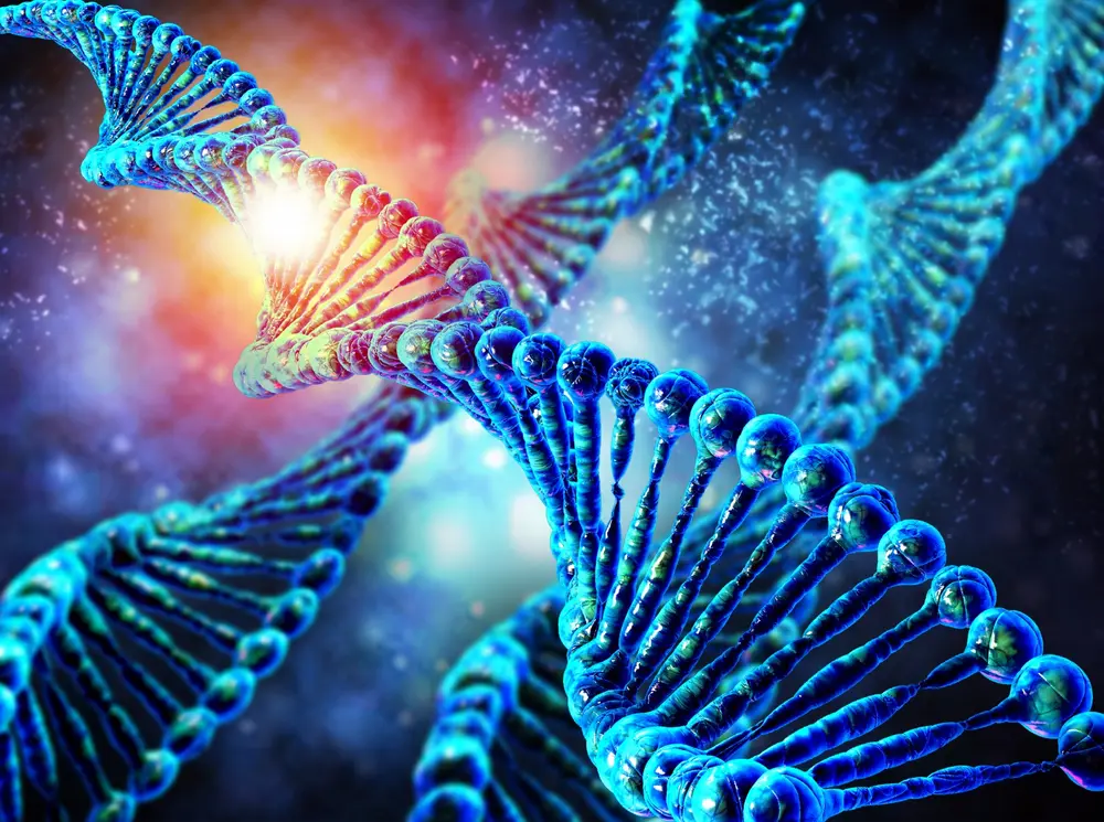 Radionuclide therapies — DNA illustration